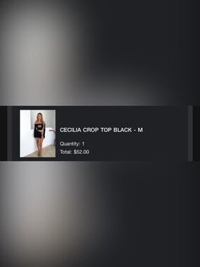Off-Shoulder Black Ribbed Cropped Top with Front Keyhole
